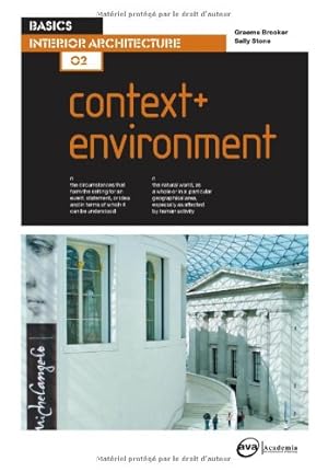 Seller image for Basics Interior Architecture 02: Context & Environment [FRENCH LANGUAGE - Soft Cover ] for sale by booksXpress