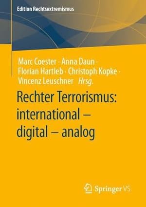 Immagine del venditore per Rechter Terrorismus: international    digital    analog (Edition Rechtsextremismus) (German Edition) [Paperback ] venduto da booksXpress