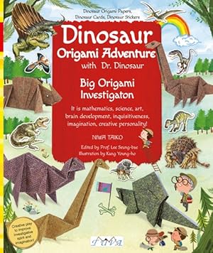 Seller image for Dinosaur Origami Adventure : Dinosaur Origami Papers, Dinosaur Cards, Dinosaur Stickers for sale by GreatBookPrices