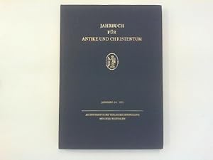 Seller image for Jahrbuch fr Antike und Christentum. Jahrgang 14 1971. for sale by Antiquariat Matthias Drummer