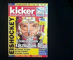 Bild des Verkufers fr Kicker Eishockey Special Eishockey Special 2008/09. 16 Teams, 416 Spiele. Faszination DEL. zum Verkauf von Antiquariat Matthias Drummer