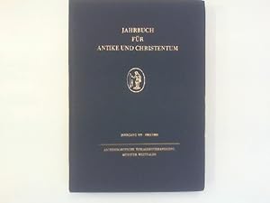 Immagine del venditore per Jahrbuch fr Antike und Christentum. Jahrgang 8/9 1965/1966. venduto da Antiquariat Matthias Drummer