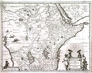 'AETHIOPIA SUPERIOR VEL INTERIOR VULGO ABISSINORUM SIVE PRESBITERIIOANNIS IMPERIUM'. Map of Centr...