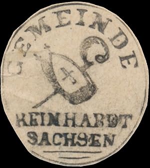 Imagen del vendedor de Siegelmarke Gemeinde Reinhardt (Sachsen) a la venta por Veikkos