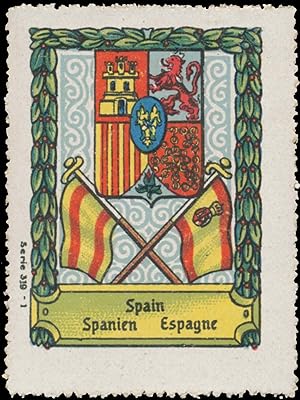 Immagine del venditore per Reklamemarke Spanien Wappen venduto da Veikkos