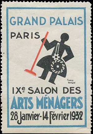 Reklamemarke IX. Salon des Arts Menagers