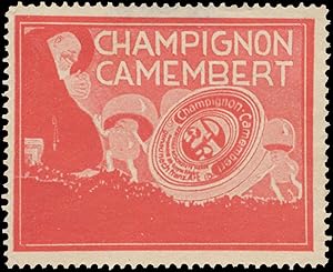 Reklamemarke Champignon Camembert