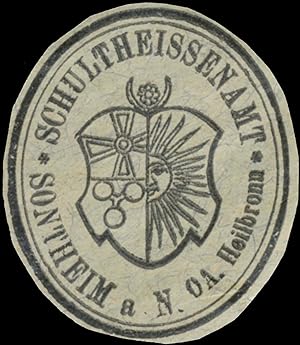 Seller image for Siegelmarke Schultheissenamt Sontheim a.N. OA. Heilbronn for sale by Veikkos