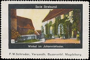 Bild des Verkufers fr Reklamemarke Winkel im Johanniskloster zum Verkauf von Veikkos