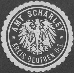 Bild des Verkufers fr Siegelmarke Amt Scharley Kreis Beuthen Oberschlesien zum Verkauf von Veikkos