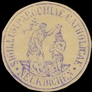 Bild des Verkufers fr Siegelmarke Sigillum parochiae catholicae Neukirchen zum Verkauf von Veikkos