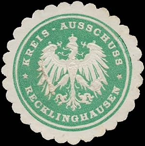 Seller image for Siegelmarke Kreisausschuss Recklinghausen for sale by Veikkos