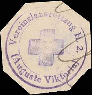 Siegelmarke Vereinslazarettzug H 2 Auguste Viktoria