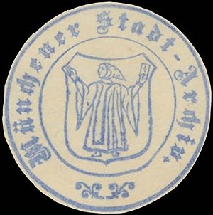 Bild des Verkufers fr Siegelmarke Mnchener Stadt-Archiv zum Verkauf von Veikkos