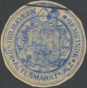 Siegelmarke K. Bayern Gemeinde Altenmarkt