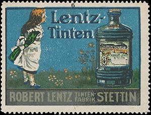 Seller image for Reklamemarke Lentz-Tinten for sale by Veikkos