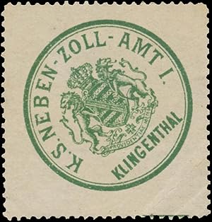 Seller image for Siegelmarke K.S. Nebenzollamt I. Klingenthal for sale by Veikkos