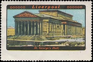 Seller image for Reklamemarke St. Georges Hall for sale by Veikkos