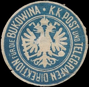 Siegelmarke K.K. Post- und Telegrafendirektion für die Bukowina