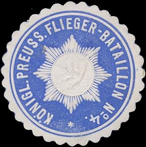 Siegelmarke K.Pr. Flieger-Bataillon No. 4