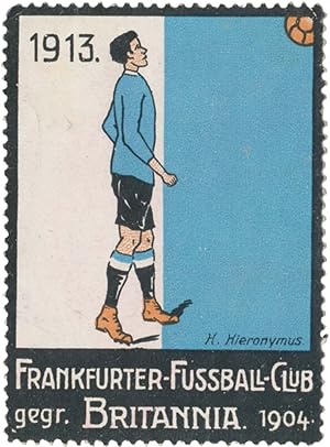 Reklamemarke Fußball