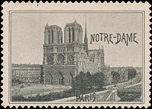 Bild des Verkufers fr Reklamemarke Notre-Dame zum Verkauf von Veikkos