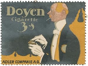 Image du vendeur pour Reklamemarke Doyen Cigarette mis en vente par Veikkos