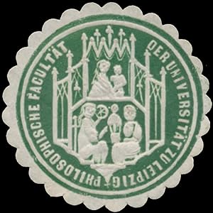 Siegelmarke Philosophische Fakultät der Universität zu Leipzig