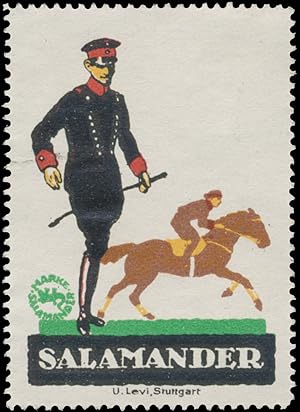 Reklamemarke Salamander Reitstiefel