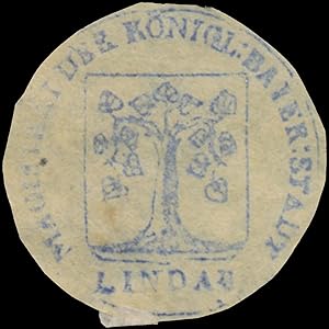 Seller image for Siegelmarke Magistrat der K. Bayerischen Stadt Lindau for sale by Veikkos