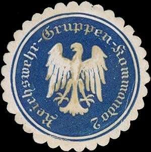 Bild des Verkufers fr Siegelmarke Reichswehr Gruppenkommando 2 zum Verkauf von Veikkos