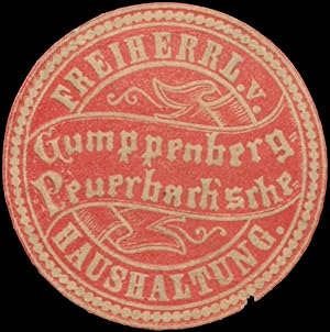 Siegelmarke Freiherrlich von Gumppenberg-Peuerbachsche Haushaltung