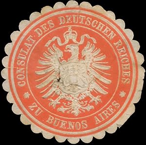 Seller image for Siegelmarke Consulat des Deutschen Reiches zu Buenos Aires for sale by Veikkos