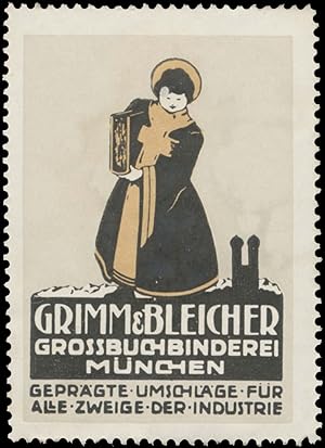 Seller image for Reklamemarke Buchbinderei for sale by Veikkos