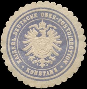 Immagine del venditore per Siegelmarke K. Deutsche Ober-Postdirection Konstanz venduto da Veikkos