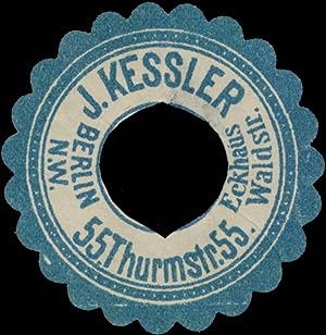 Seller image for Reklamemarke J. Kessler for sale by Veikkos