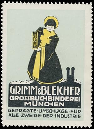 Seller image for Reklamemarke Buchbinderei for sale by Veikkos