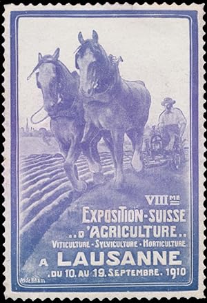 Seller image for Reklamemarke Exposition Agriculture for sale by Veikkos