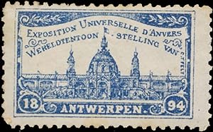 Imagen del vendedor de Reklamemarke Exposition Universelle d Anvers a la venta por Veikkos