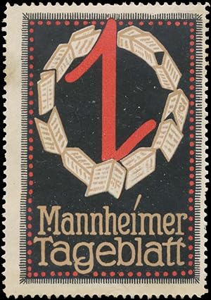 Seller image for Reklamemarke Mannheimer Tageblatt for sale by Veikkos