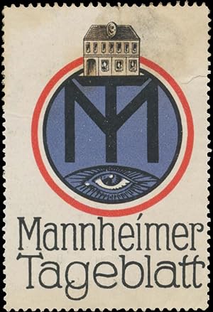 Bild des Verkufers fr Reklamemarke Mannheimer Tageblatt zum Verkauf von Veikkos