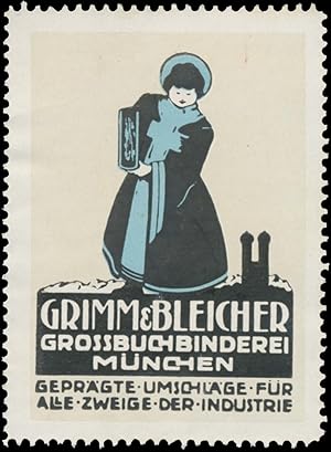 Seller image for Reklamemarke Buchbinderei for sale by Veikkos