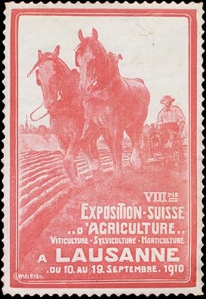 Seller image for Reklamemarke Exposition Agriculture for sale by Veikkos