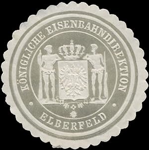 Siegelmarke K. Eisenbahndirektion Elberfeld