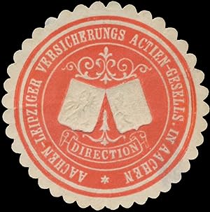 Siegelmarke Aachen-Leipziger Versicherungs AG Direction