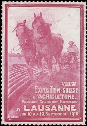 Seller image for Reklamemarke Exposition Agriculture for sale by Veikkos