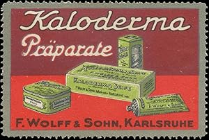 Immagine del venditore per Reklamemarke Kaloderma Prparate venduto da Veikkos