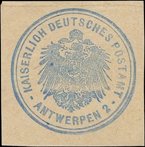 Imagen del vendedor de Siegelmarke K. Deutsches Postamt 2 Antwerpen a la venta por Veikkos