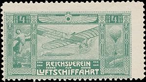 Reklamemarke Reichsverein für Luftschiffahrt