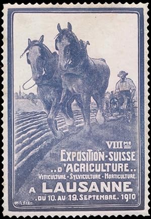 Seller image for Reklamemarke Exposition Agriculture for sale by Veikkos
